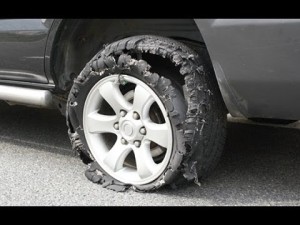 Flat tyre changes
